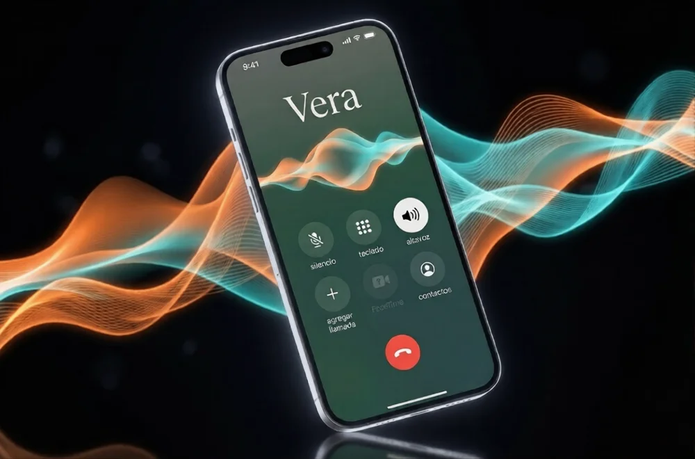 Vera — agente de IA de voz atendiendo una llamada